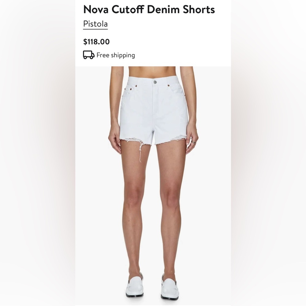 NWOT Pistola Denim Shorts.